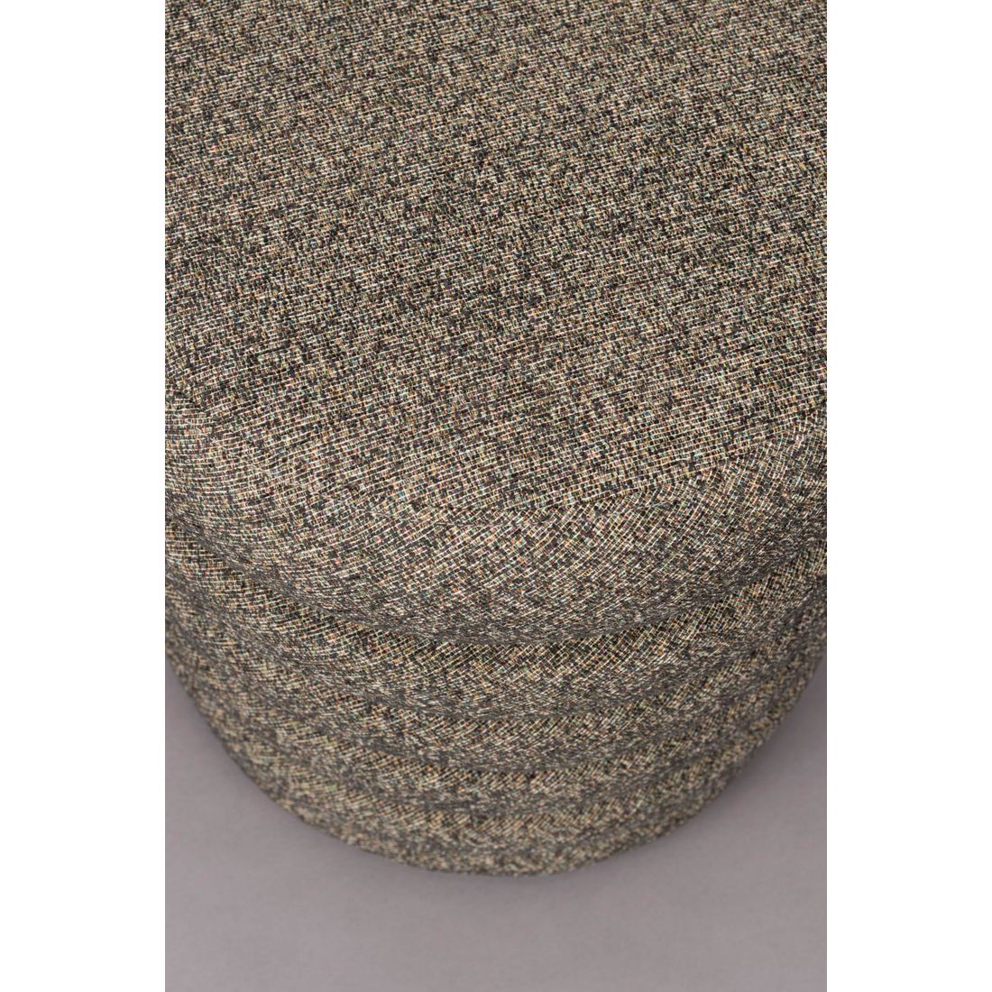 Dutchbone Poef Fern Zwart