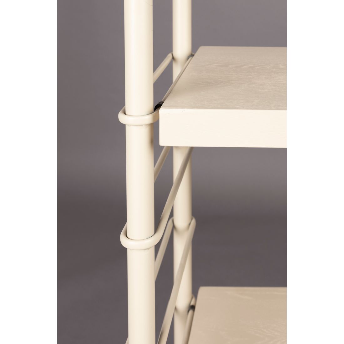 Dutchbone Boekenkast Shelf Iron Beige Hoog