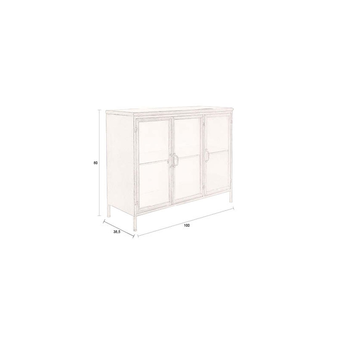 Dutchbone Dressoir Gertlush