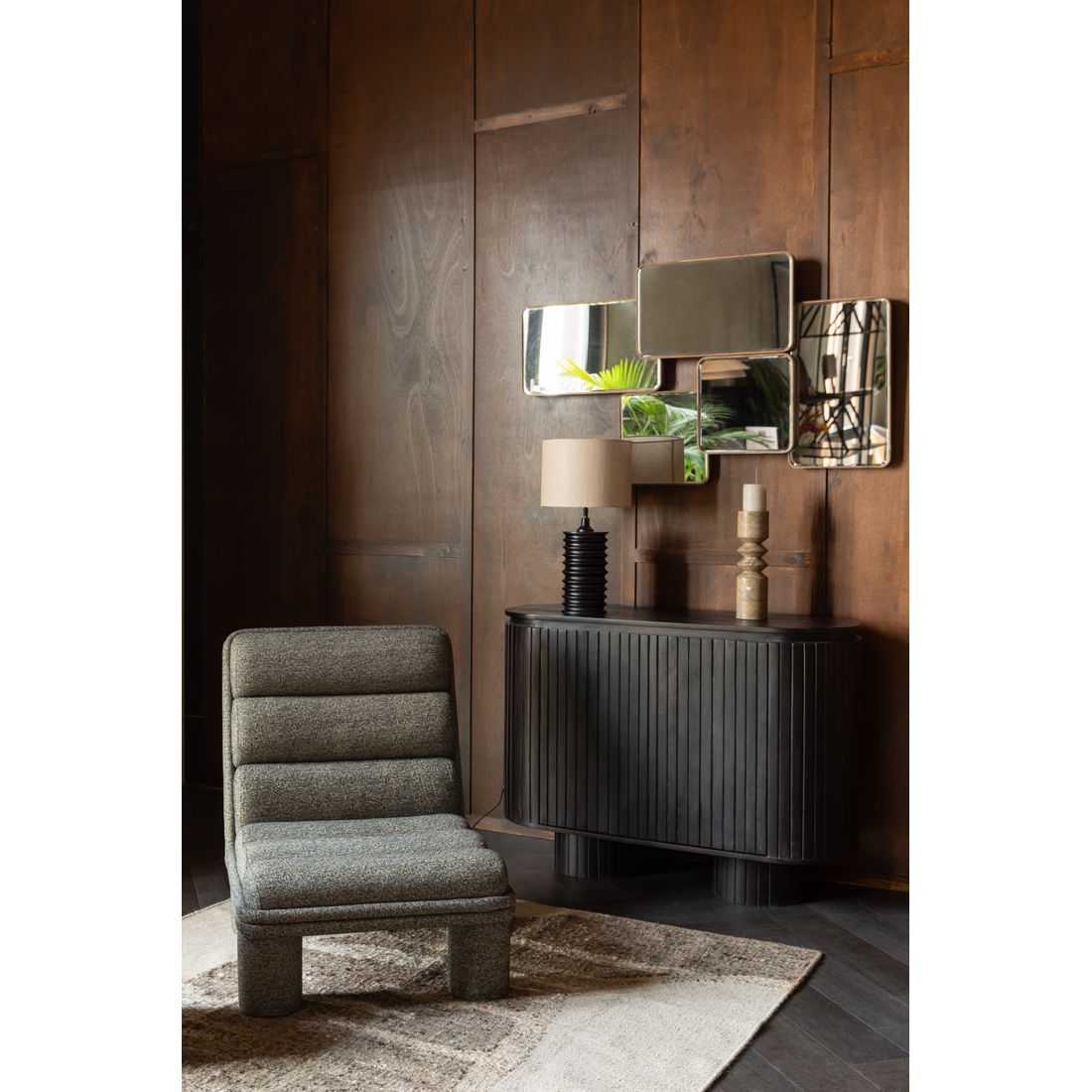 Dutchbone Fauteuil Fern Grijs