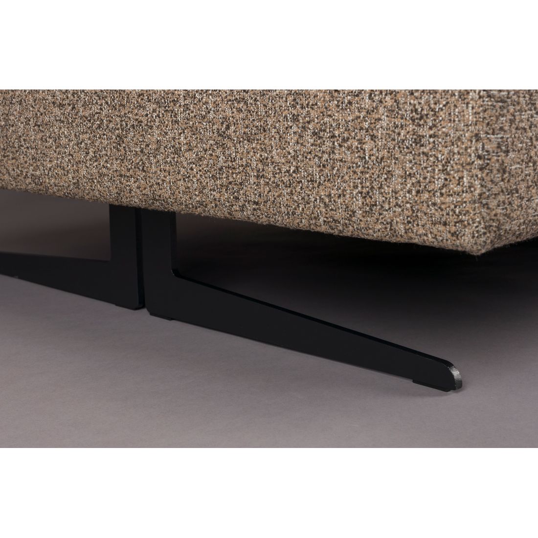 Dutchbone 3-zits Bank Shelly Beige + Chaise Longue Rechts