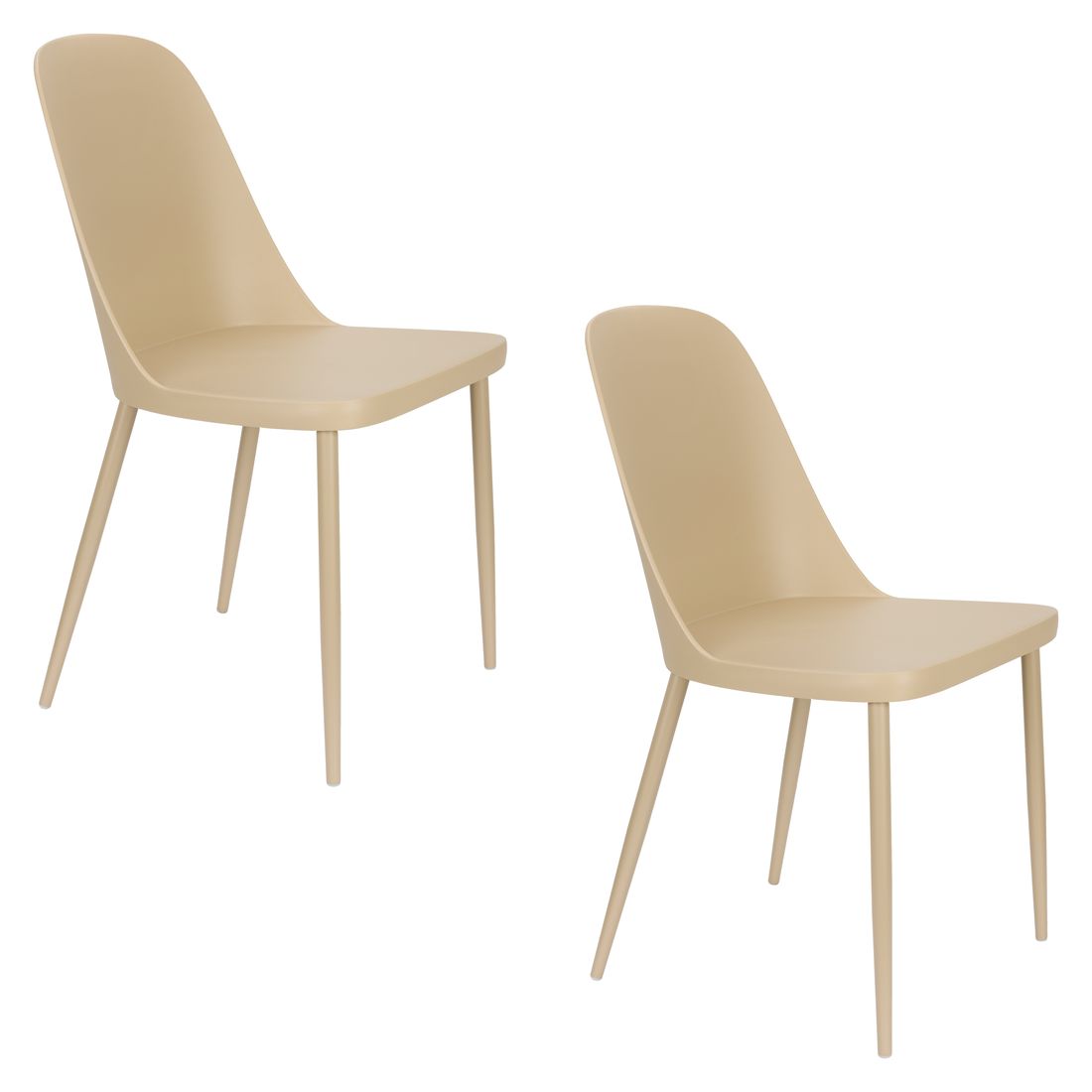 White Label Living Eetkamerstoel Pip Beige