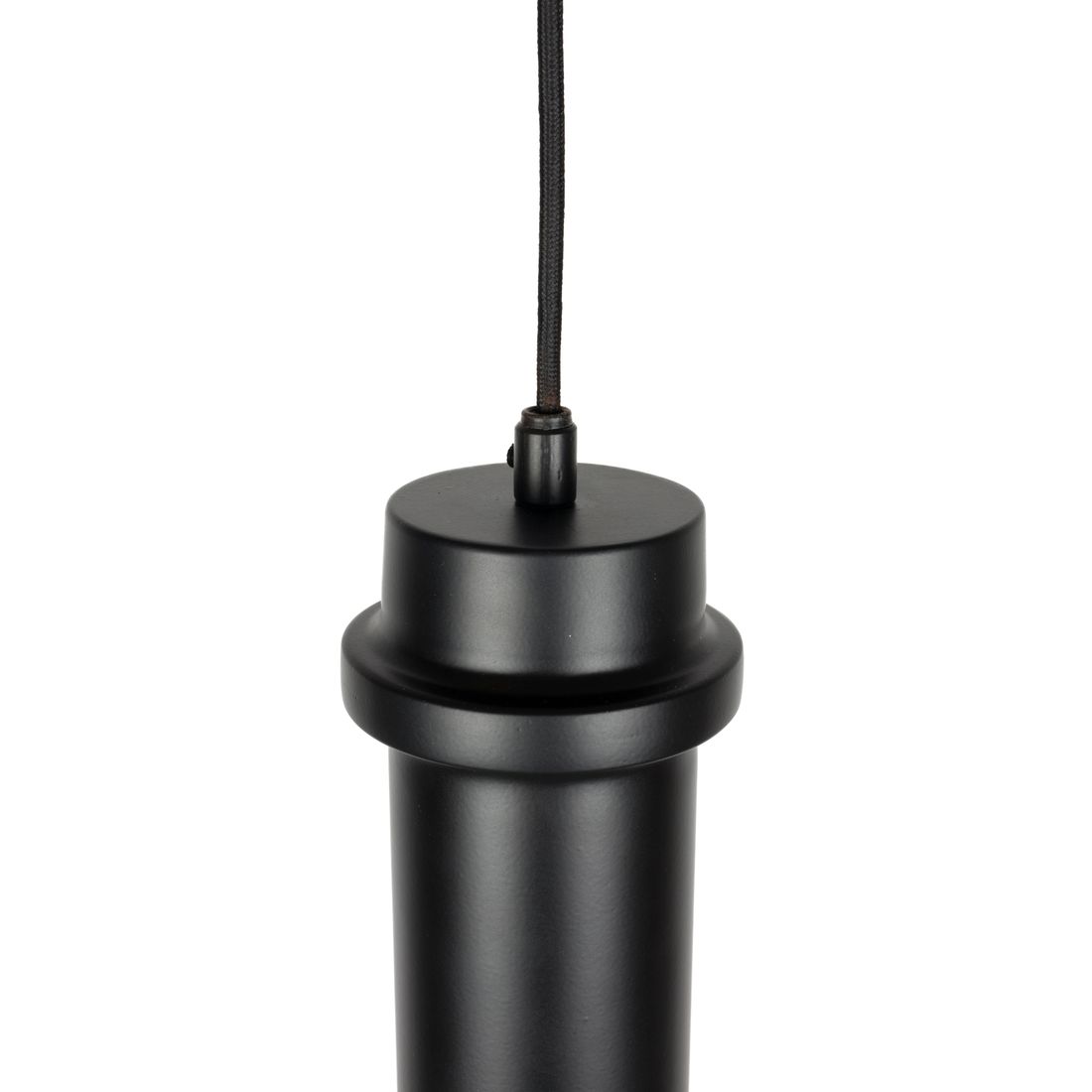 White Label Living Hanglamp Duct Zwart L