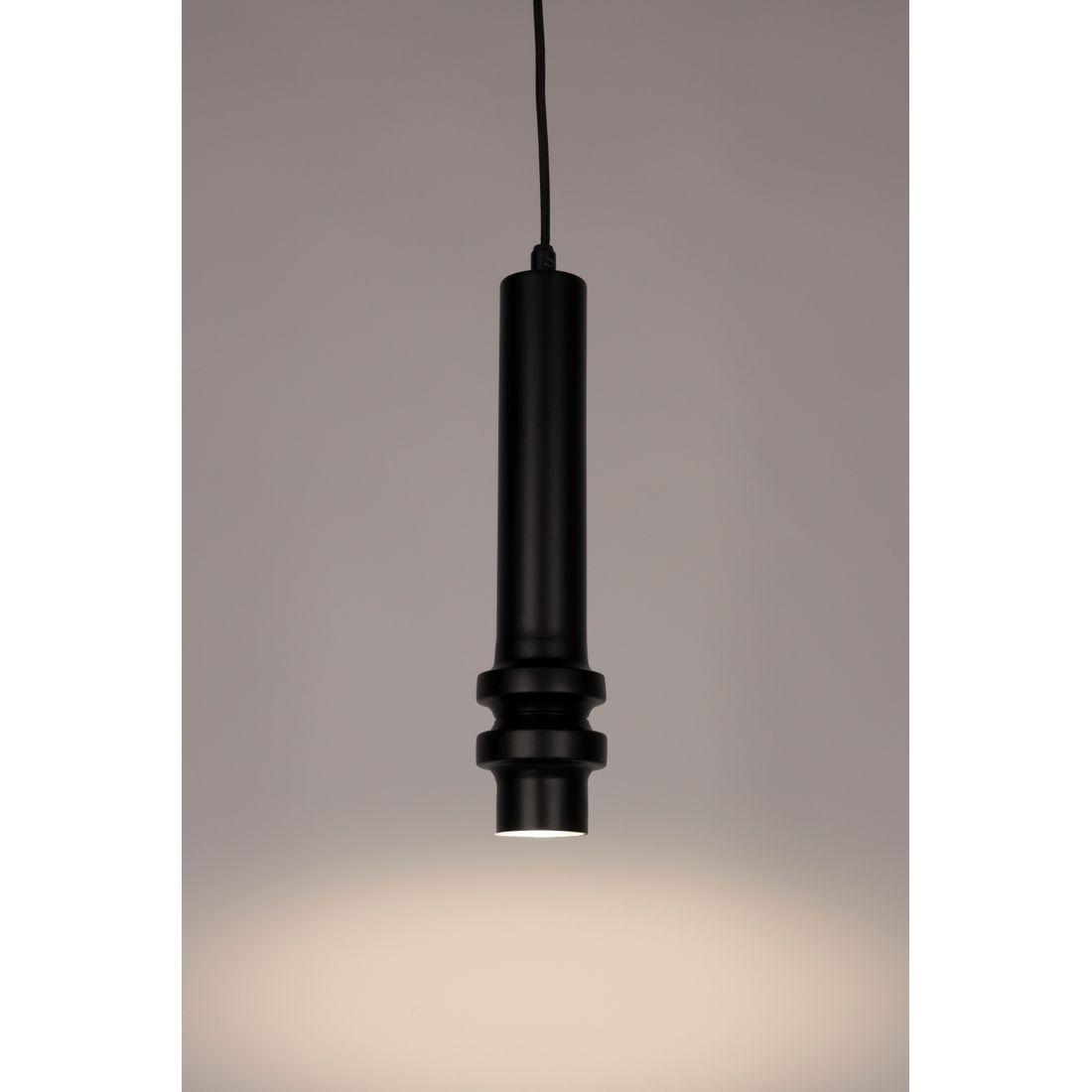 White Label Living Hanglamp Duct Zwart M