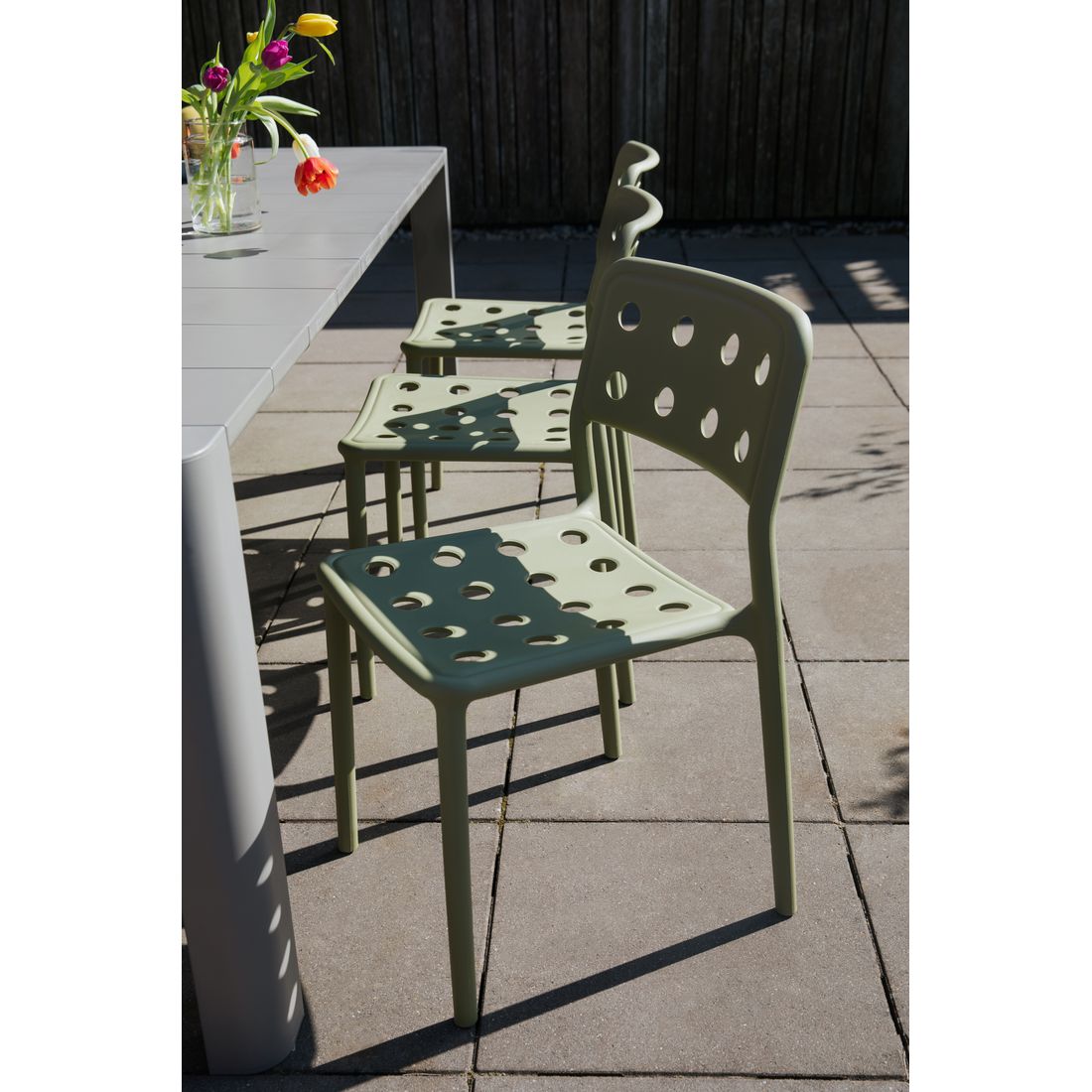 White Label Living Tuinstoel Serra Rood