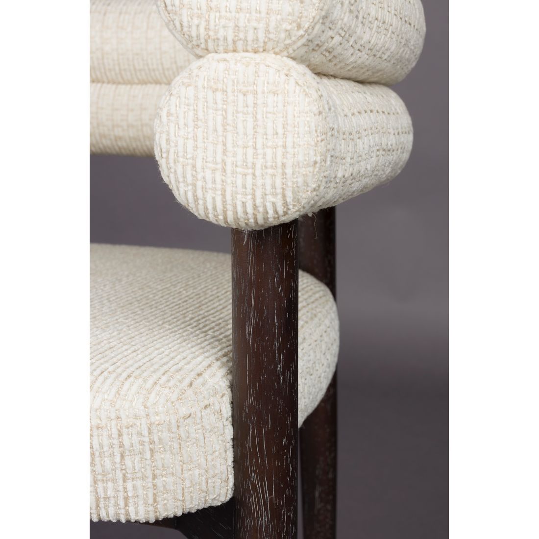 Dutchbone Eetkamerstoel Sela Off Wit