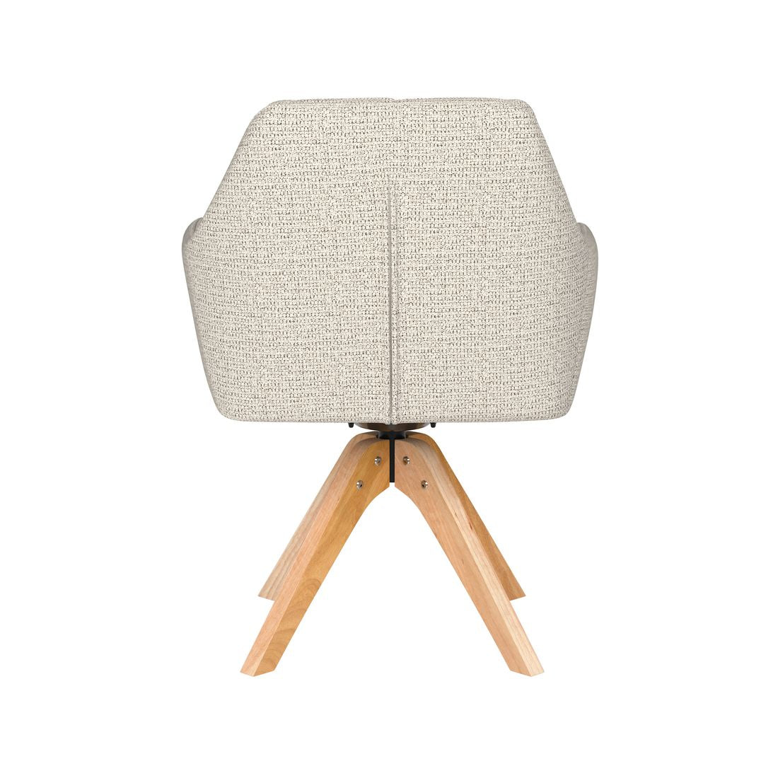 White Label Living Eetkamerstoel Pete Wit Hout