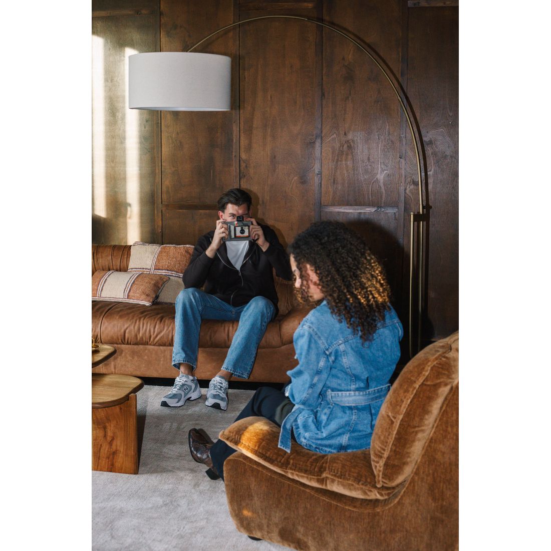 Dutchbone Fauteuil Radley Cognac Bruin