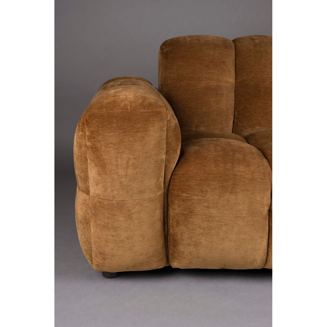 Dutchbone 3-zits Bank Hackman Velours Cognac