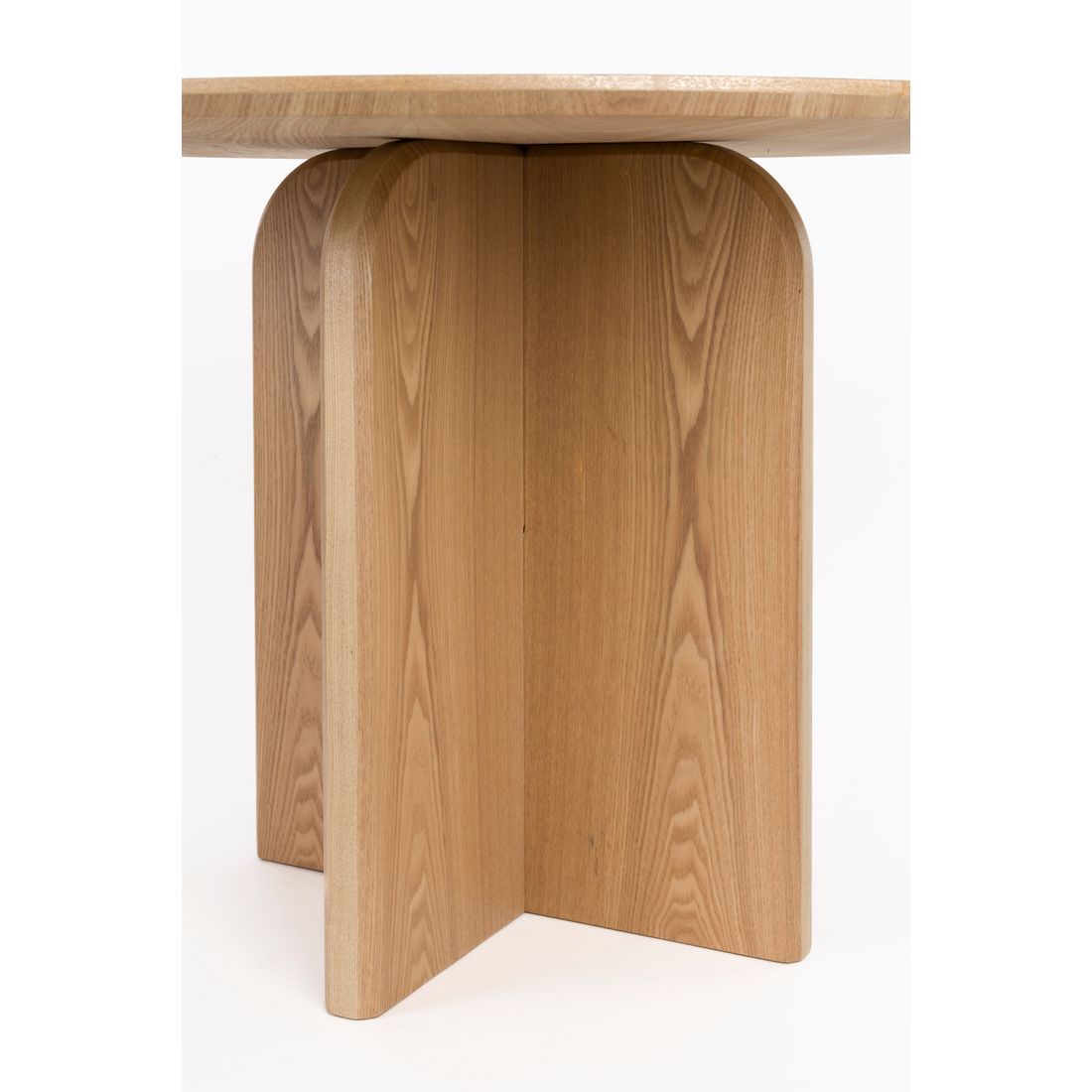 White Label Living Eettafel Laurent Rond 120cm Naturel