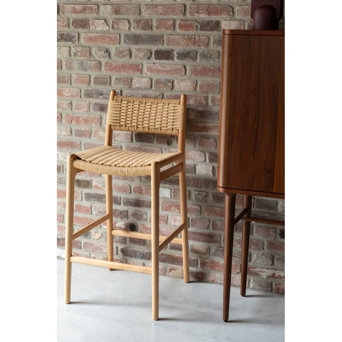 Dutchbone Barkruk Cecile Naturel