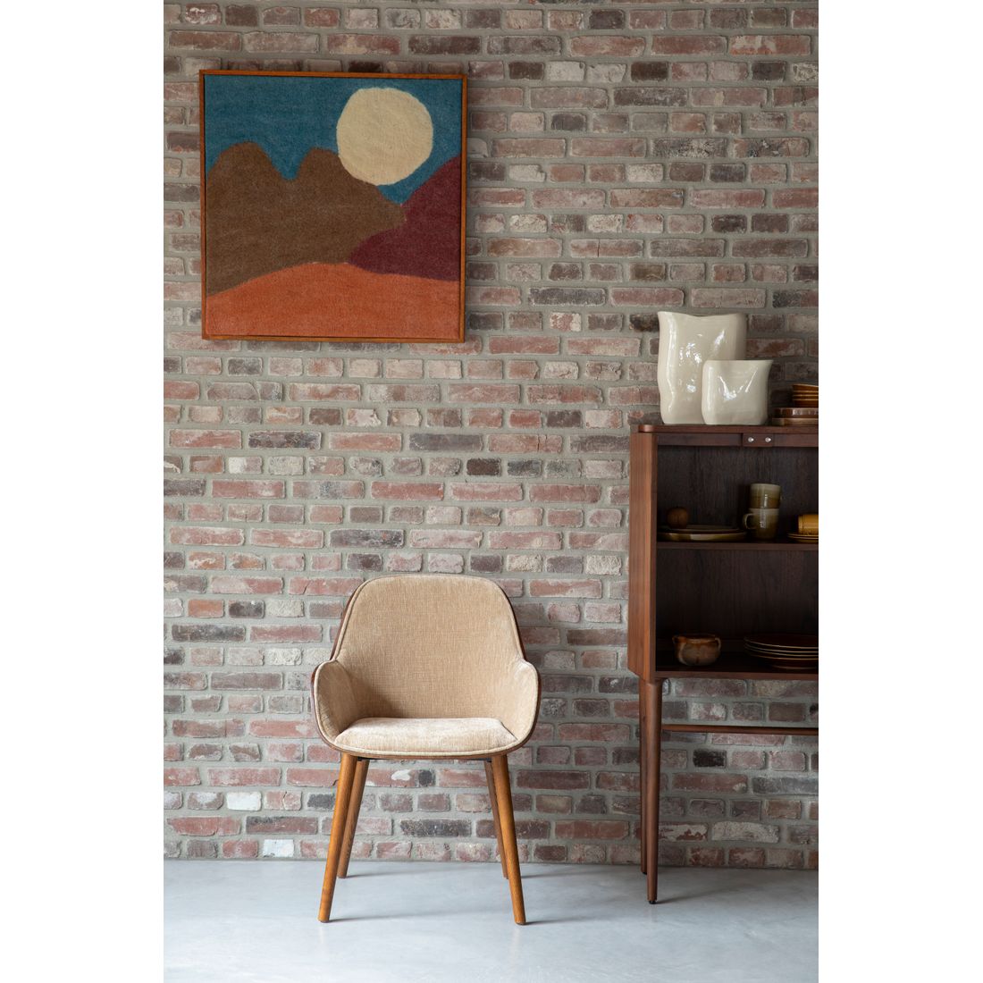 Dutchbone Eetkamerstoel Taylor Beige