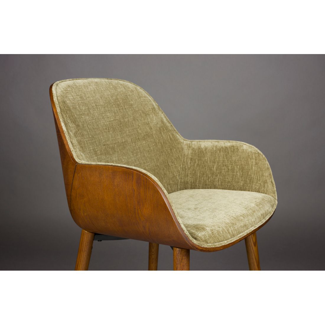 Dutchbone Eetkamerstoel Taylor Groen