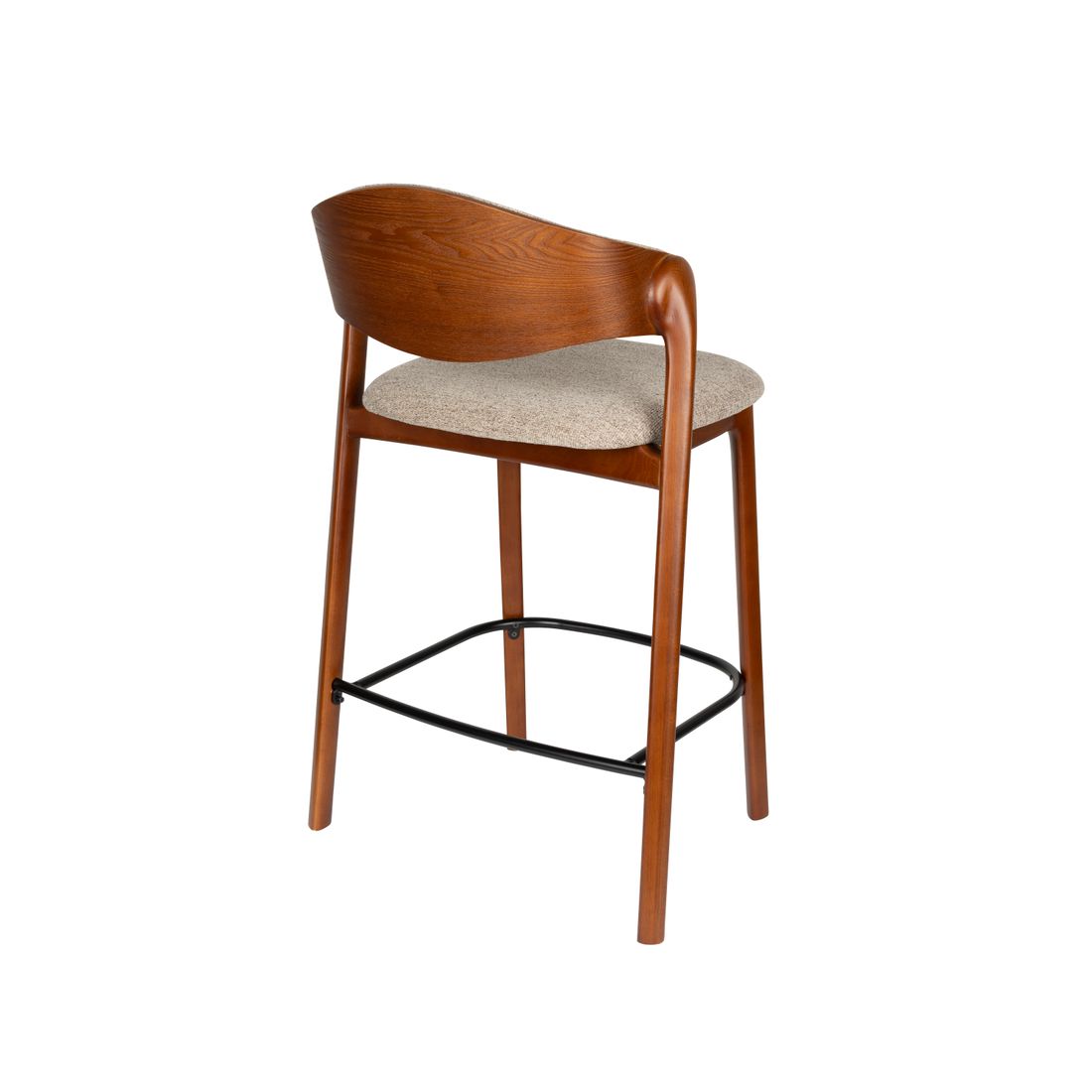 Dutchbone Barkruk Babington Walnoot