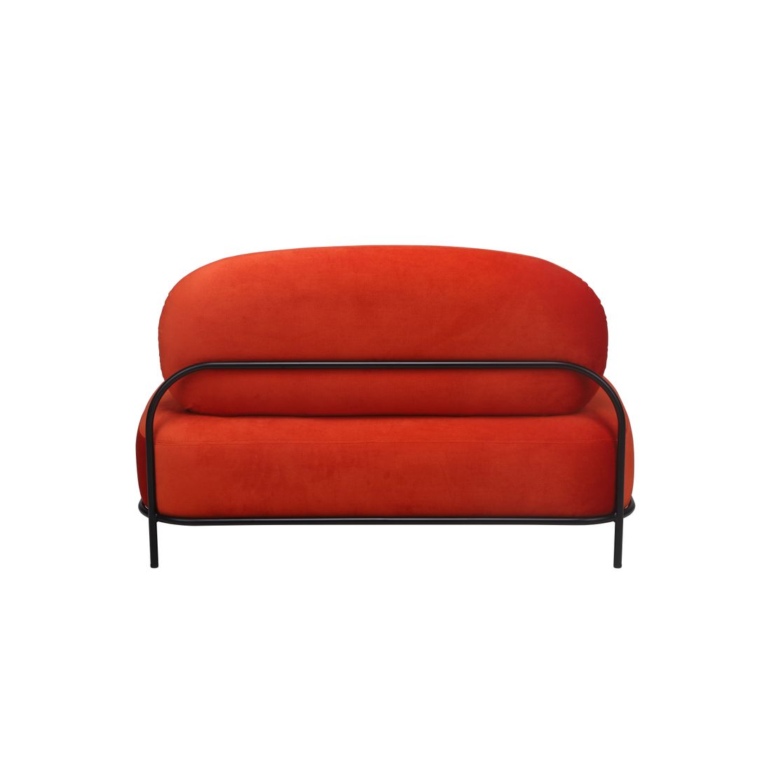 White Label Living 2-zits Bank Norah Polly Oranje