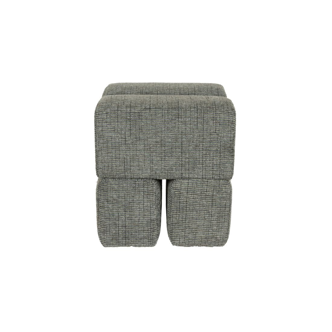 White Label Living Poef Staple Groen