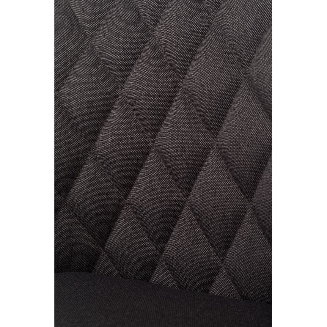 White Label Living Eetkamerstoel Conway Donkergrijs