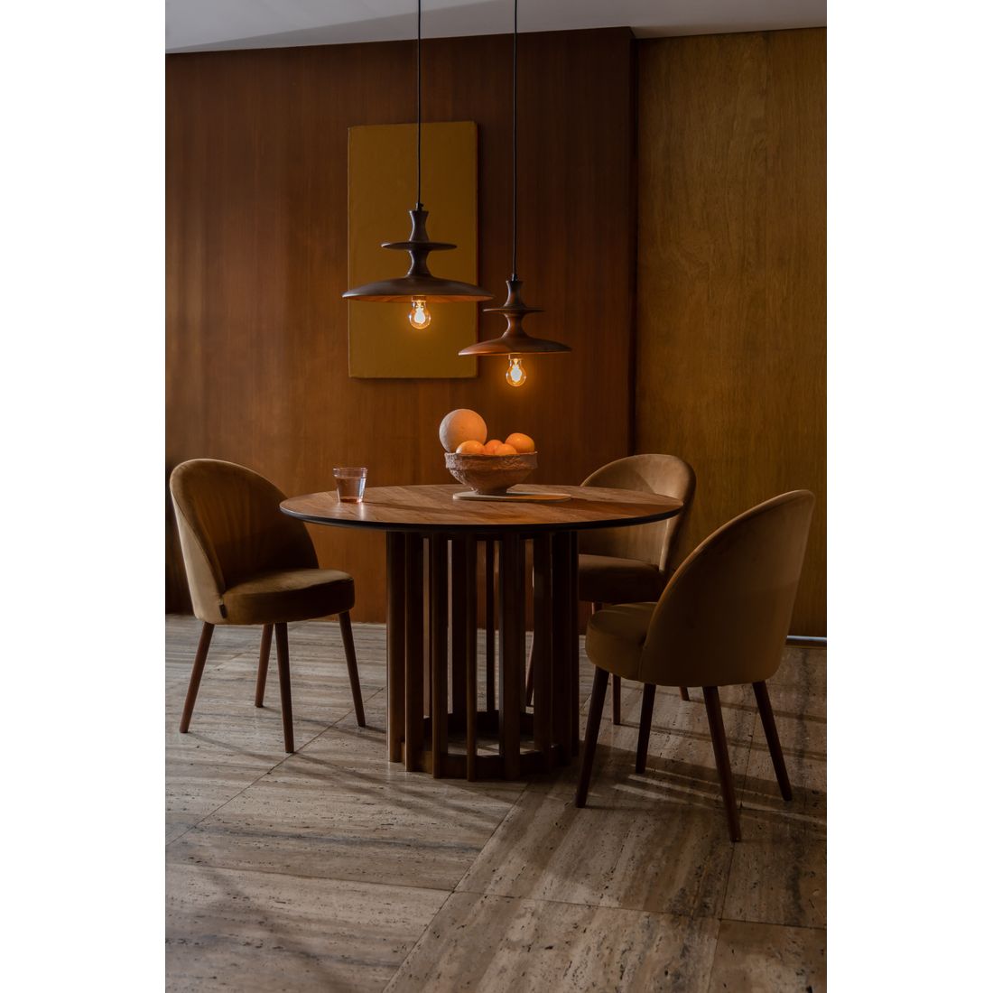 Dutchbone Eetkamerstoel Barbara Bruin