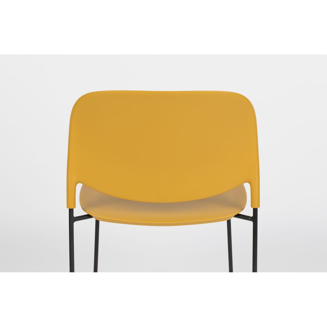 White Label Living Eetkamerstoel Stacks Okergeel