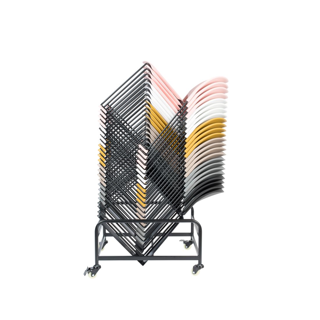 White Label Living Eetkamerstoel Stacks Grijs