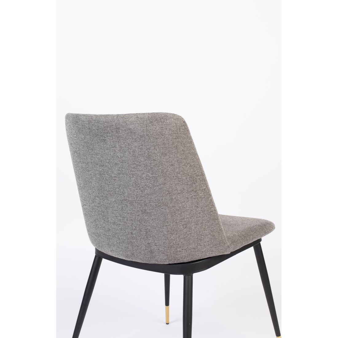 White Label Living Eetkamerstoel Lionel Grijs