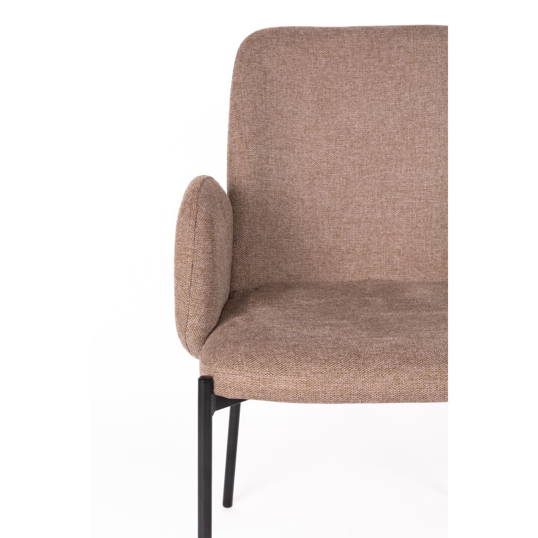 White Label Living Eetkamerstoel Tjarda Bruin