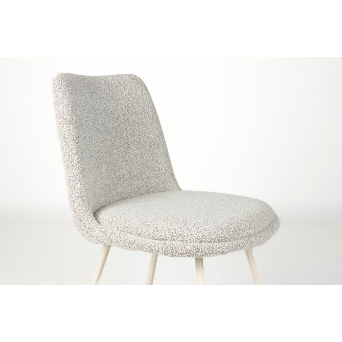 White Label Living Eetkamerstoel Fijs Wit