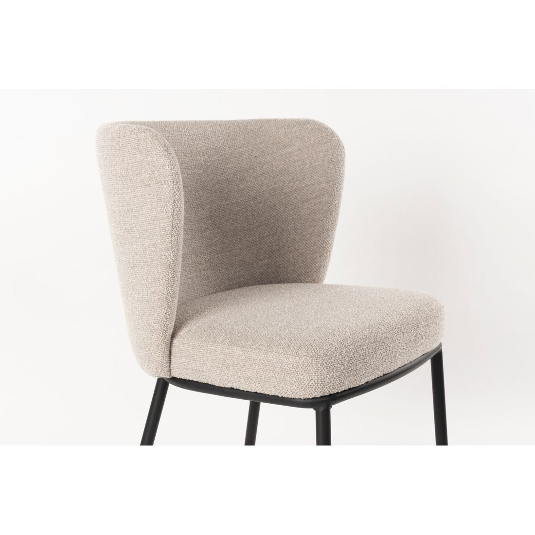 White Label Living Eetkamerstoel Guus Beige