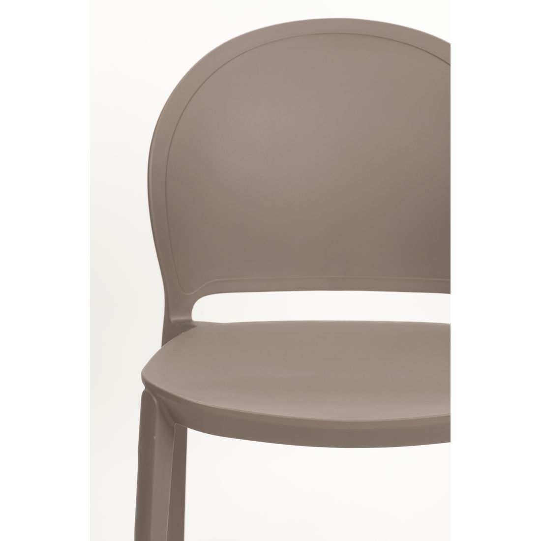 White Label Living Eetkamerstoel & Tuinstoel Sjoerd Grijs