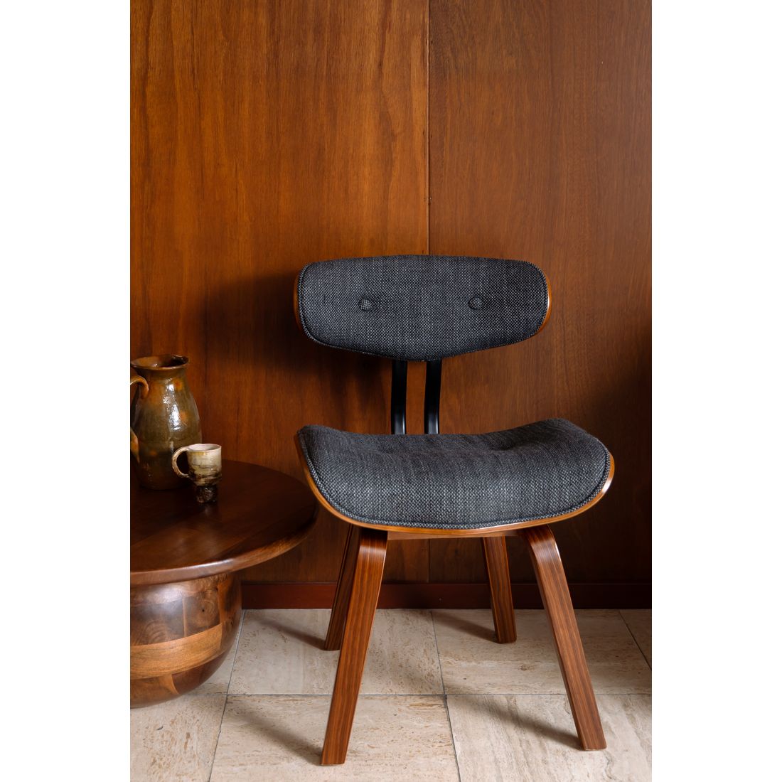 Dutchbone Eetkamerstoel Blackwood Grijs