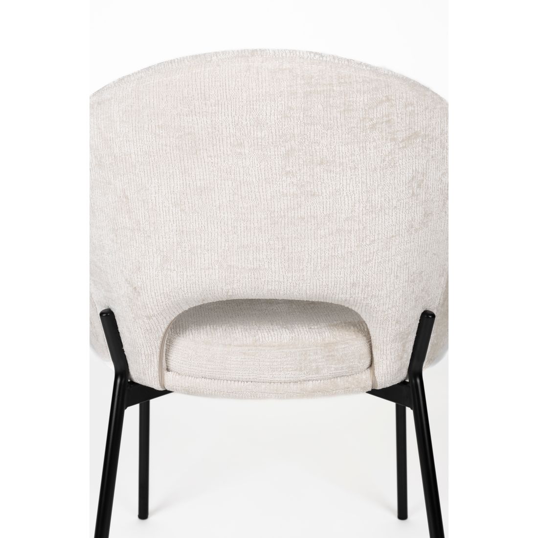 White Label Living Eetkamerstoel Dando Wit