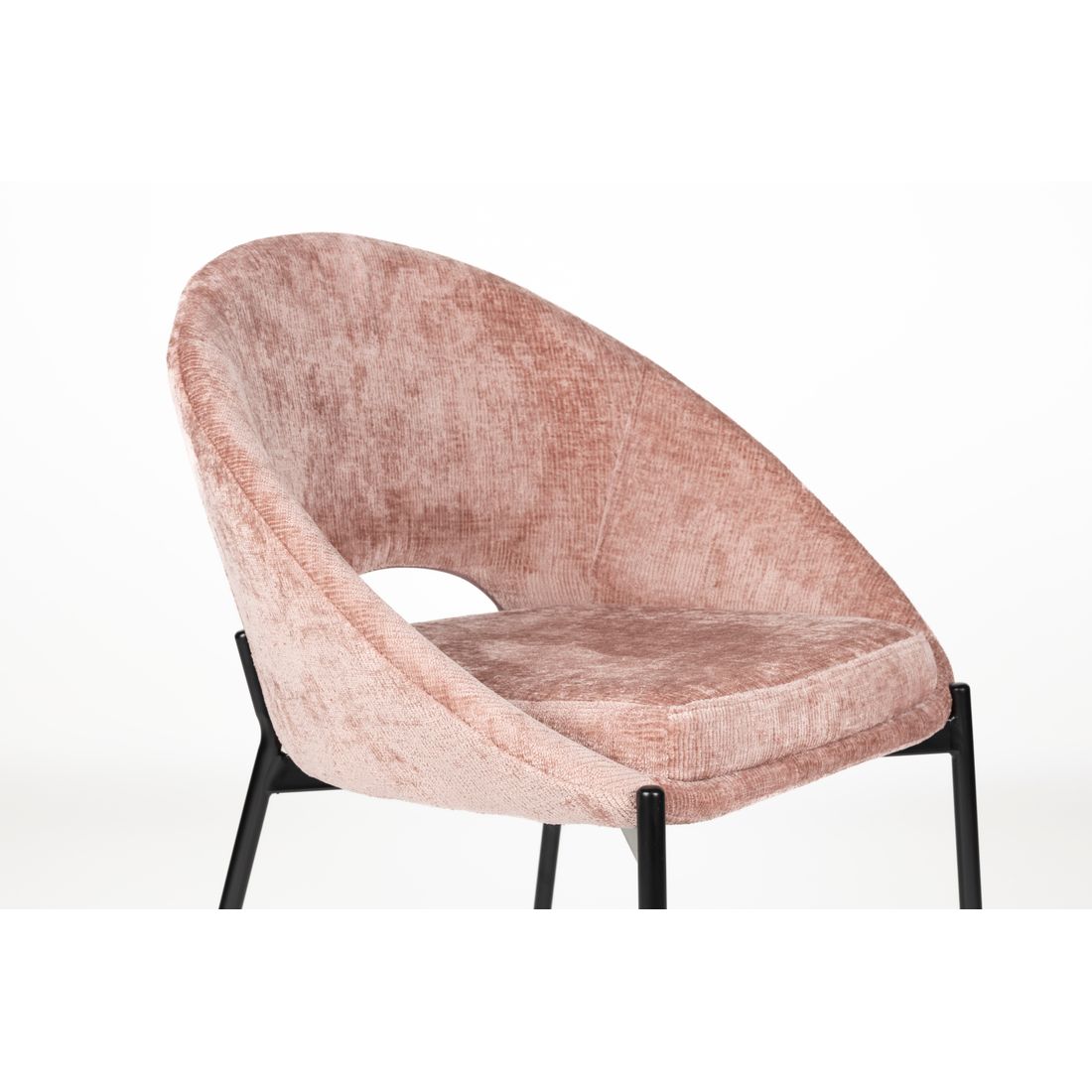 White Label Living Eetkamerstoel Dando Roze