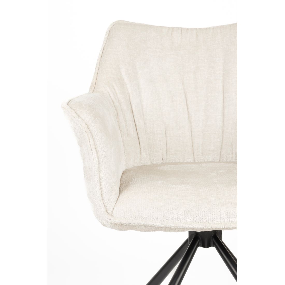 White Label Living Eetkamerstoel Kodak Wit