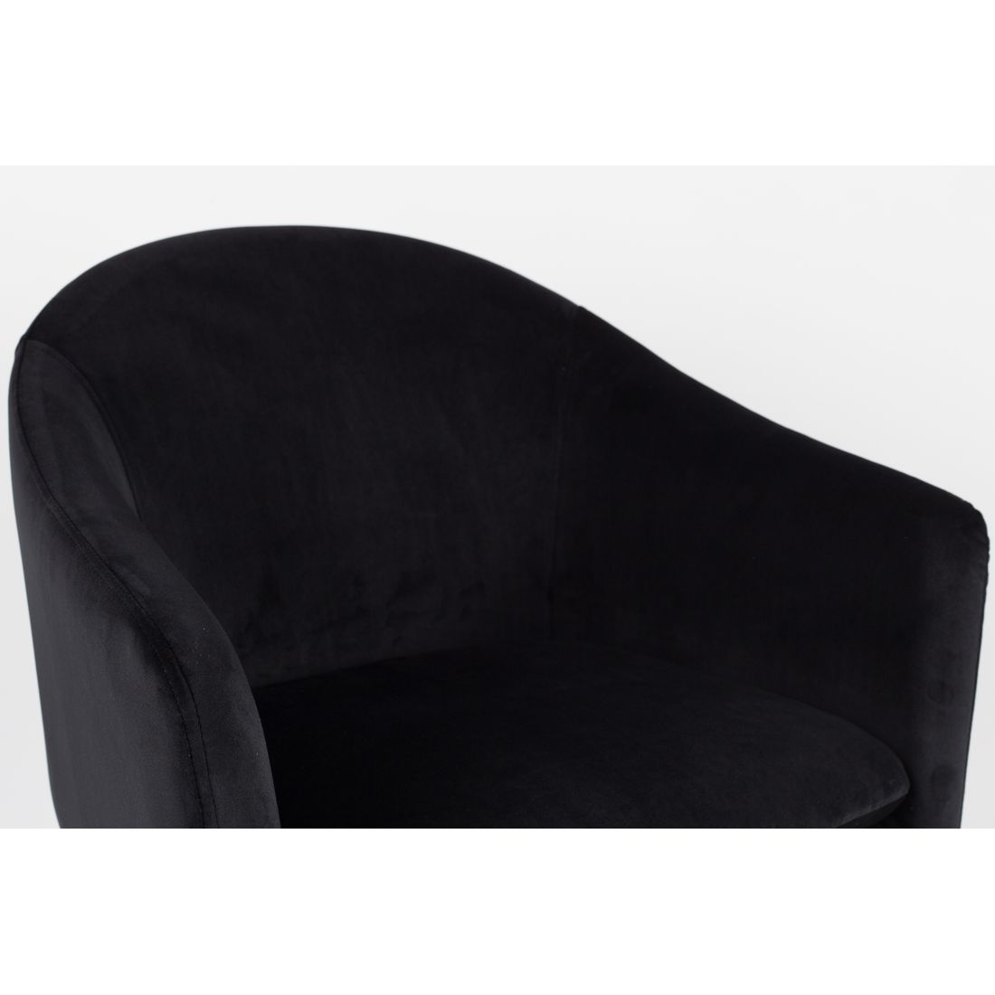 White Label Living Eetkamerstoel Catelyn Zwart