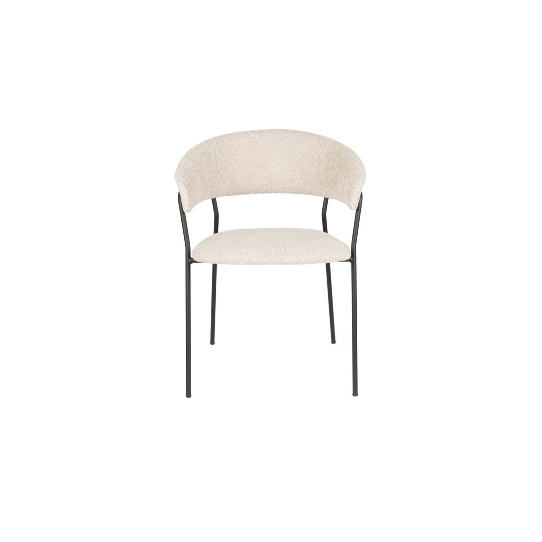 White Label Living Eetkamerstoel Zeri Zwart