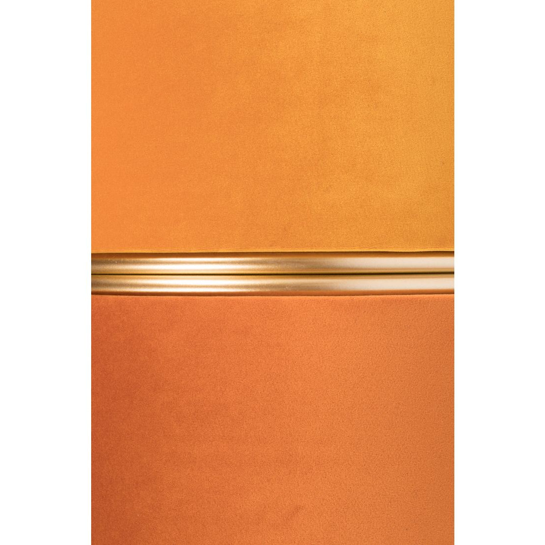 White Label Living Poef Bubbly Okergeel Oranje