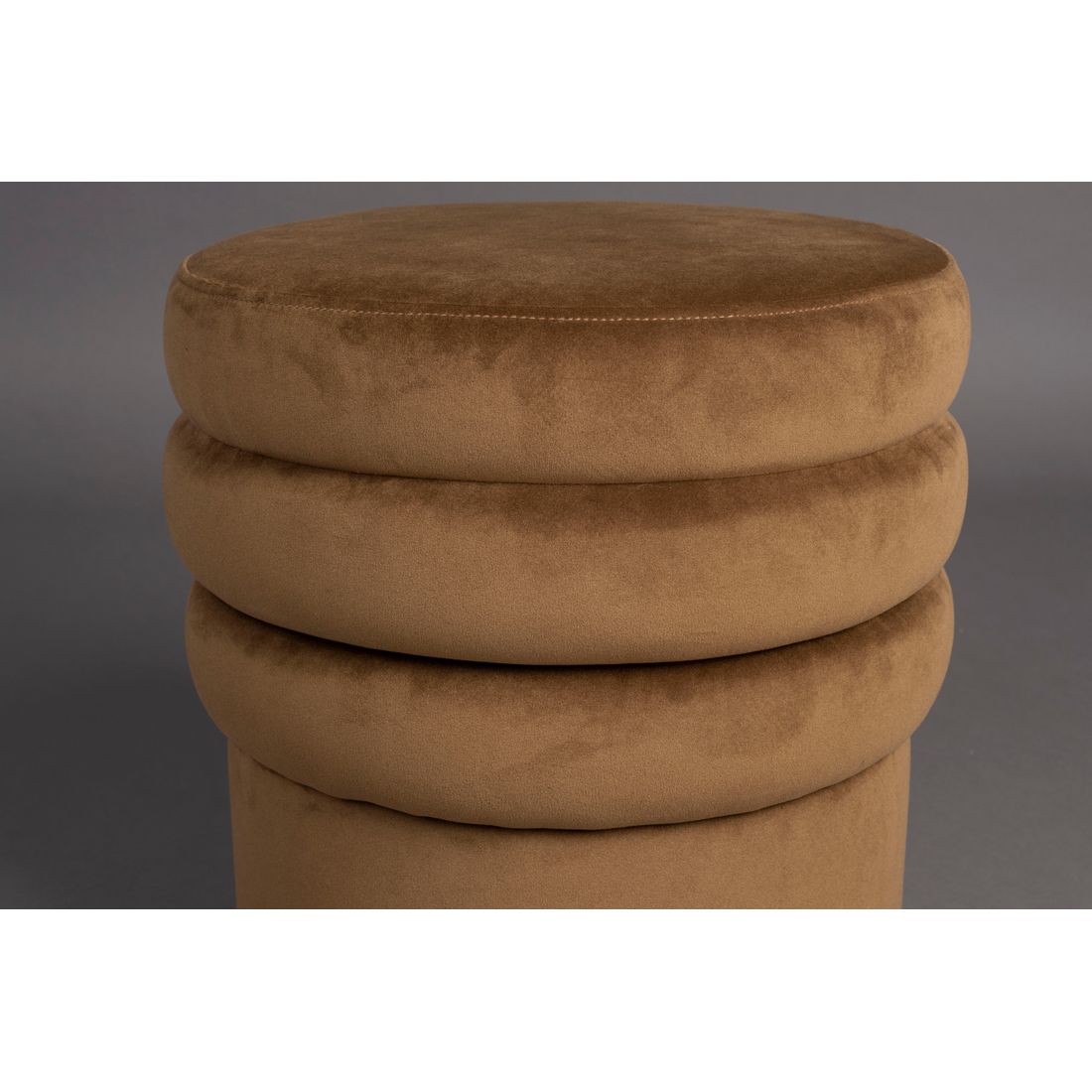 Dutchbone Poef Aditi Bruin