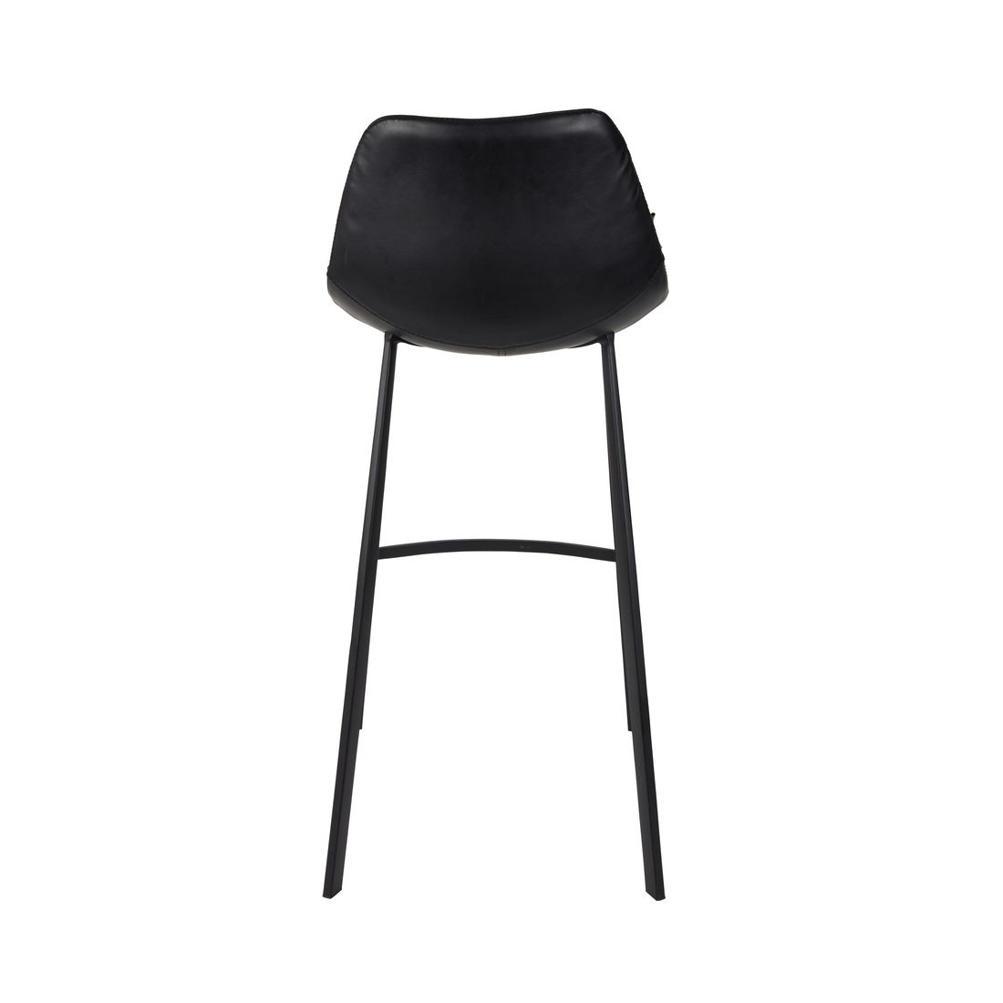 Dutchbone Barkruk Franky Zwart Hoog