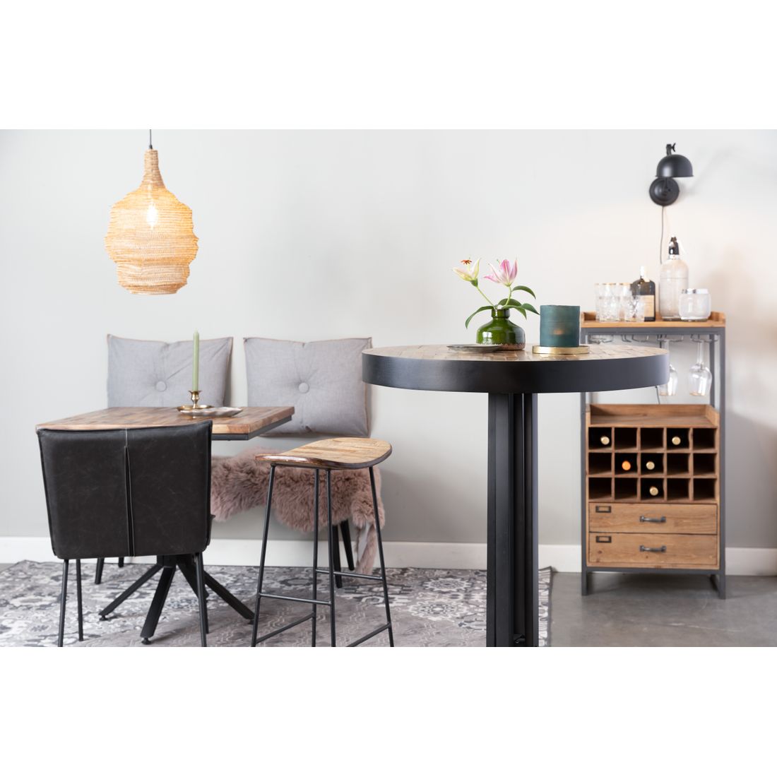 White Label Living Barkruk Tangle Naturel