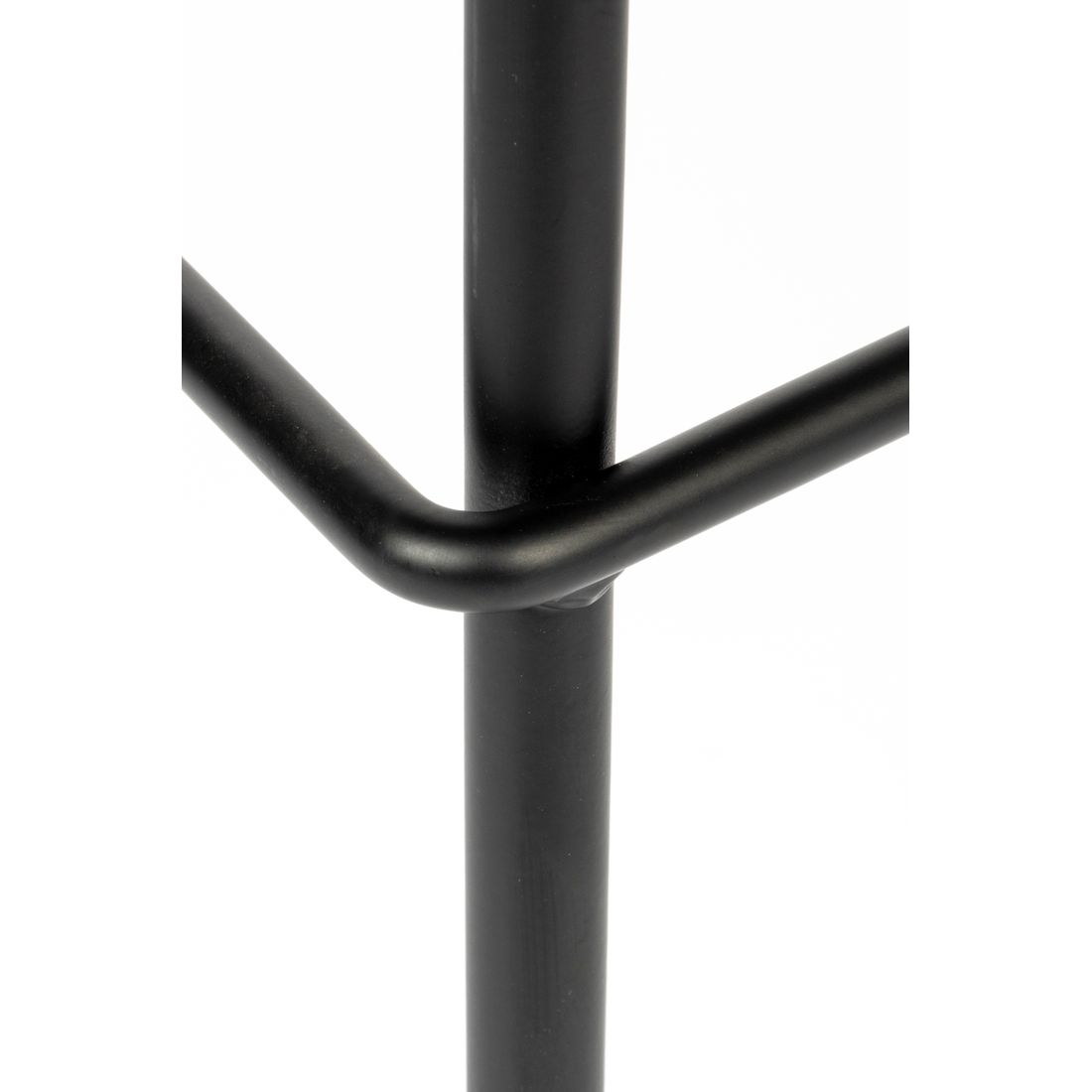 White Label Living Barkruk Jolien Zwart / Wit Boucle