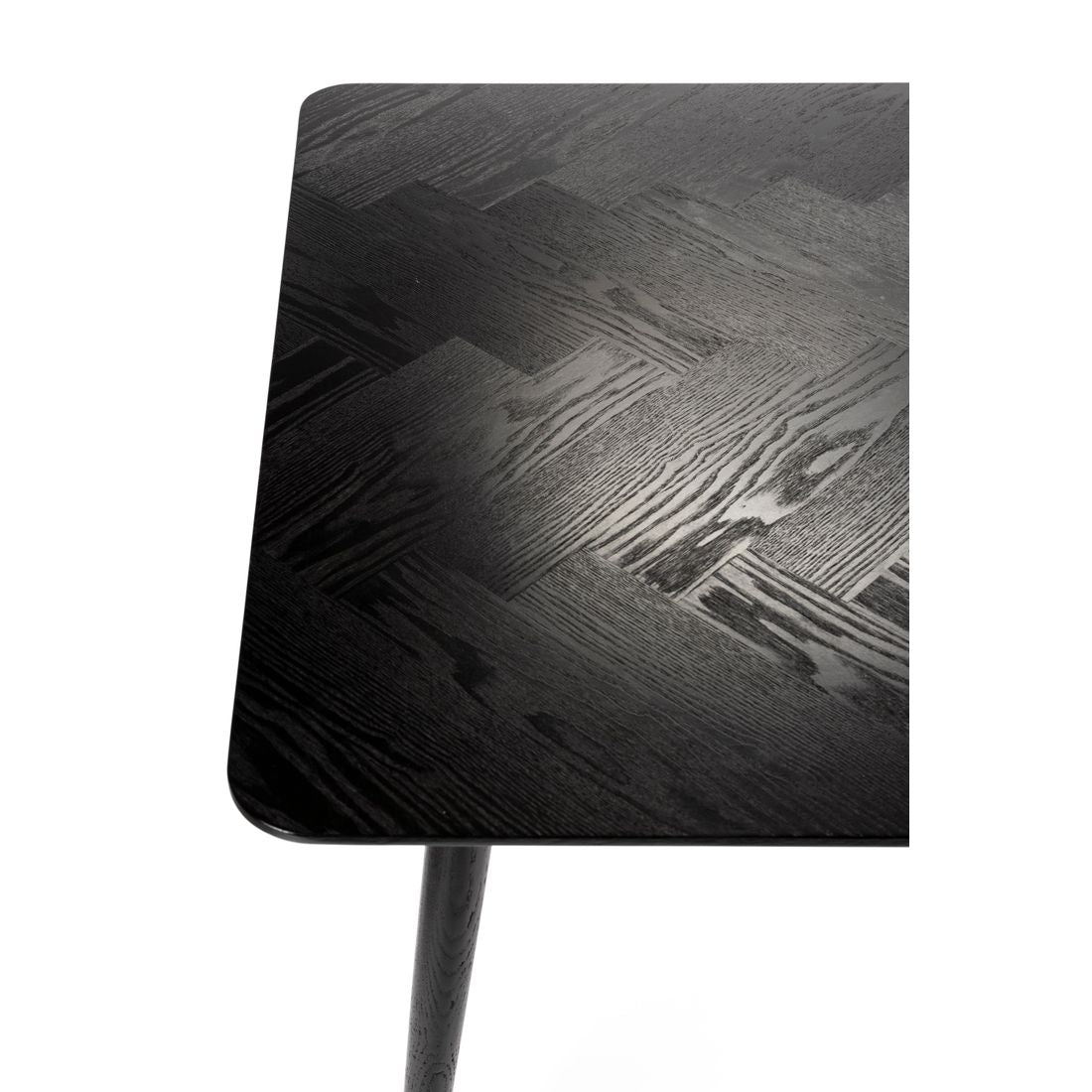 White Label Living Eettafel Fabio 160x80cm Zwart