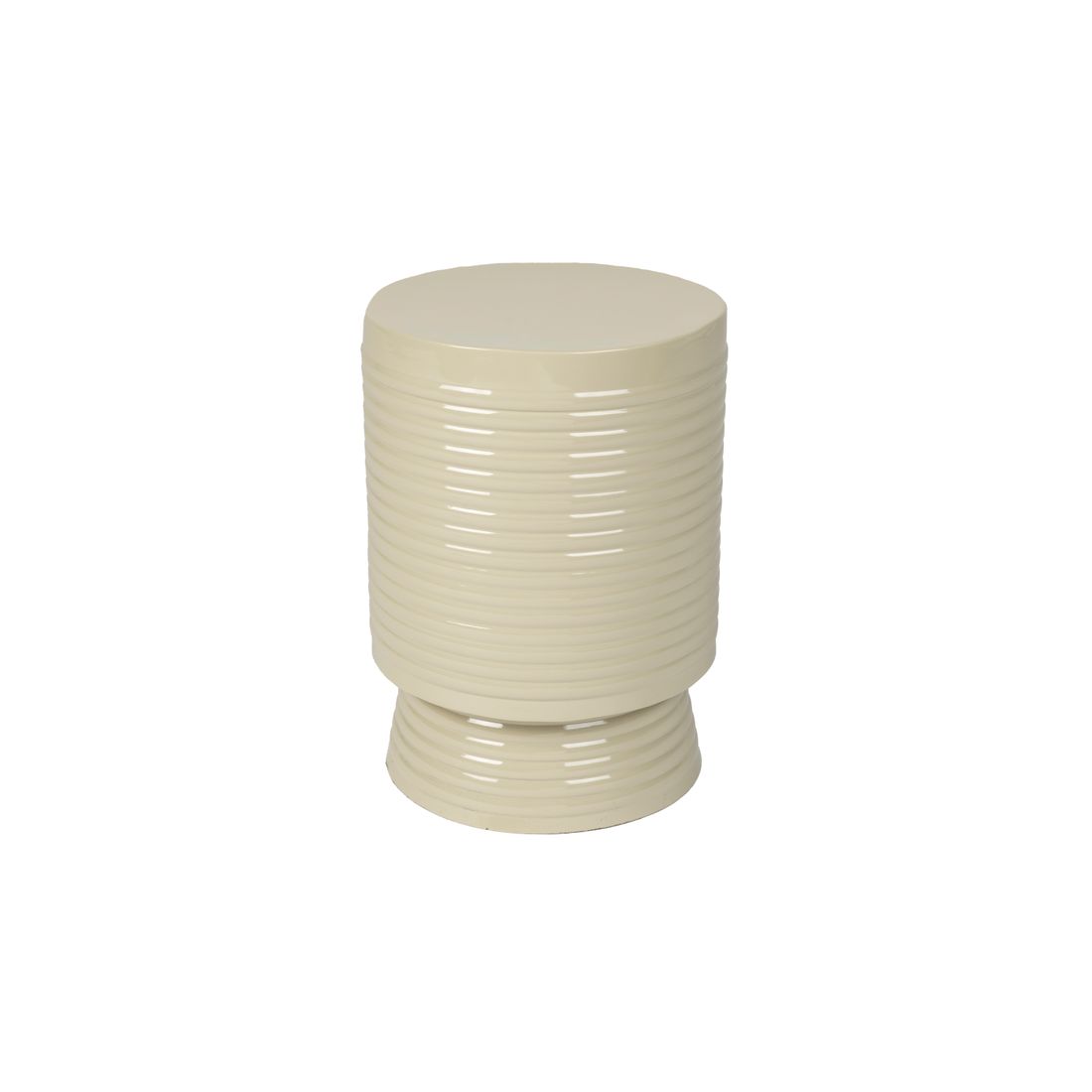 White Label Living Bijzettafel Sven Wit Beige S