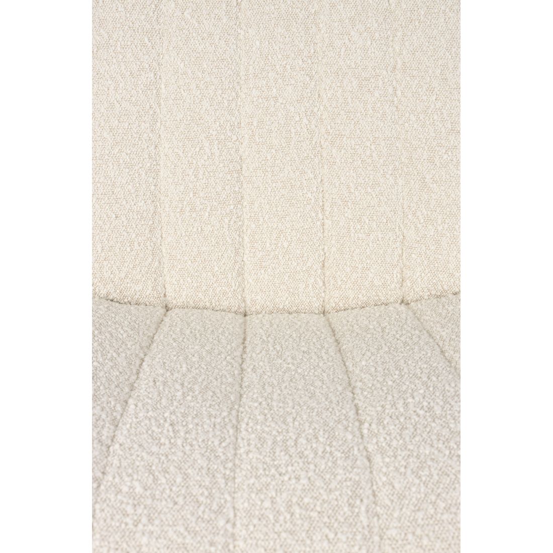 White Label Living Fauteuil Jax Wit Bouclé