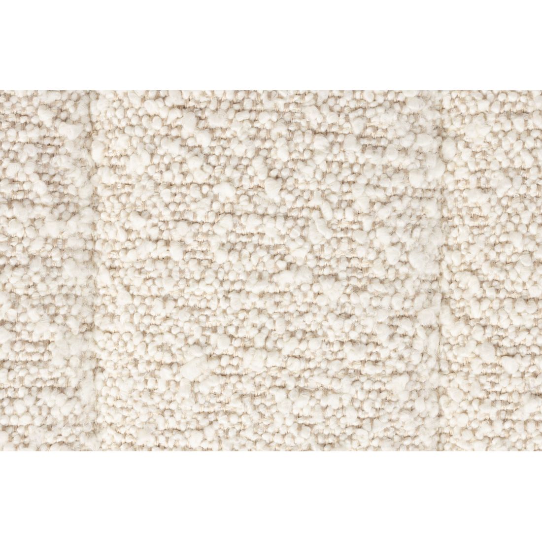 White Label Living Fauteuil Jax Wit Bouclé