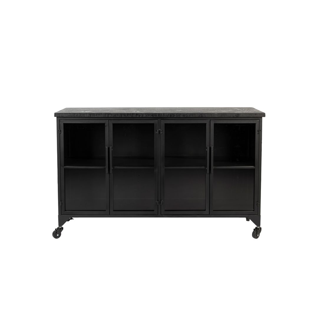 White Label Living Vitrinekast Ferre Laag