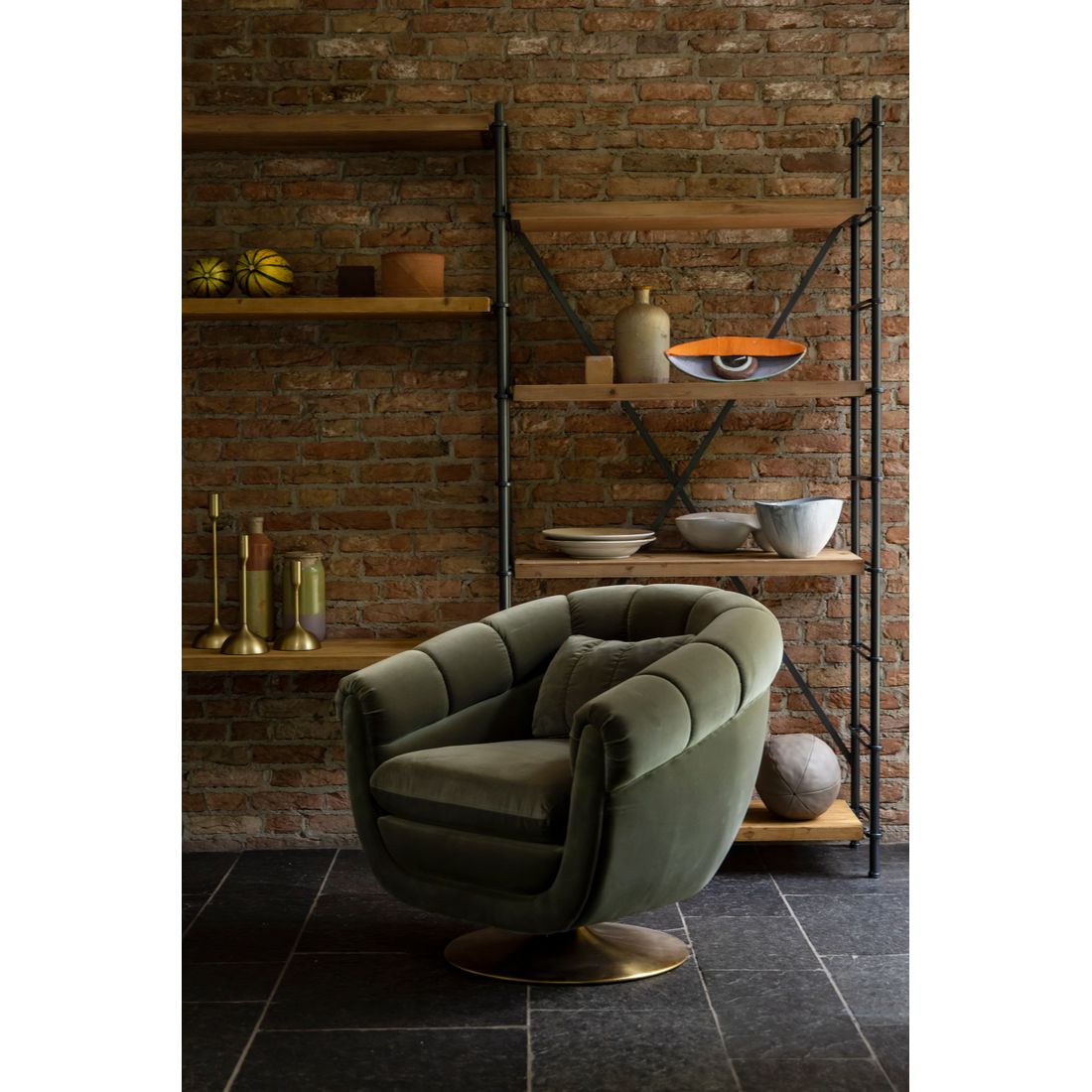 Dutchbone boekenkast Iron