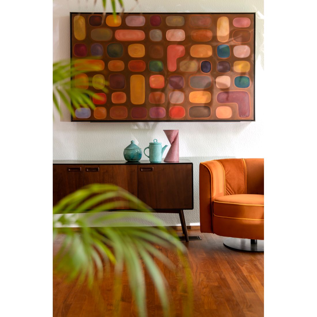 Dutchbone Dressoir Juju Hoog Walnoothout