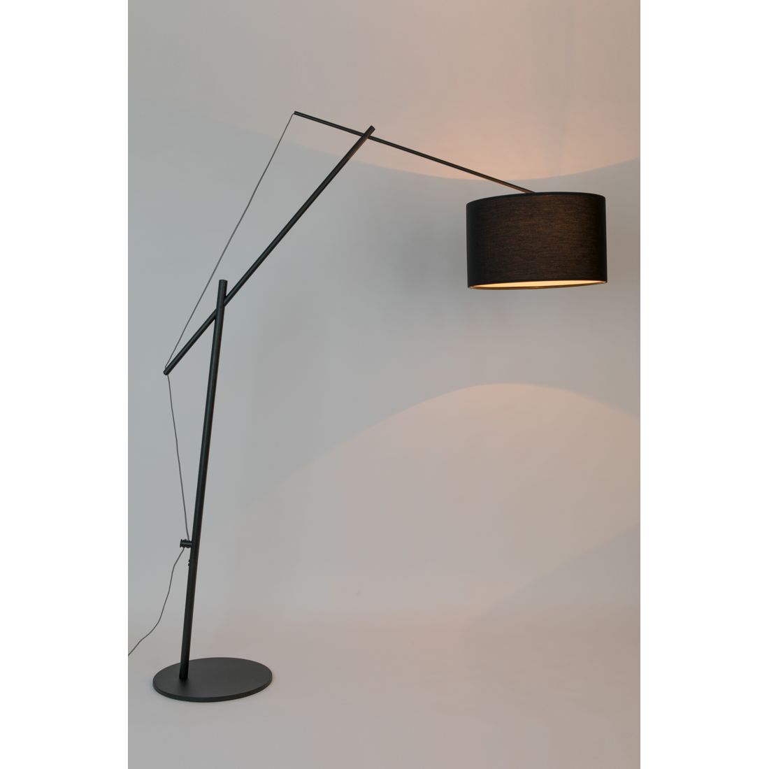 White Label Living Vloerlamp Tokio Zwart