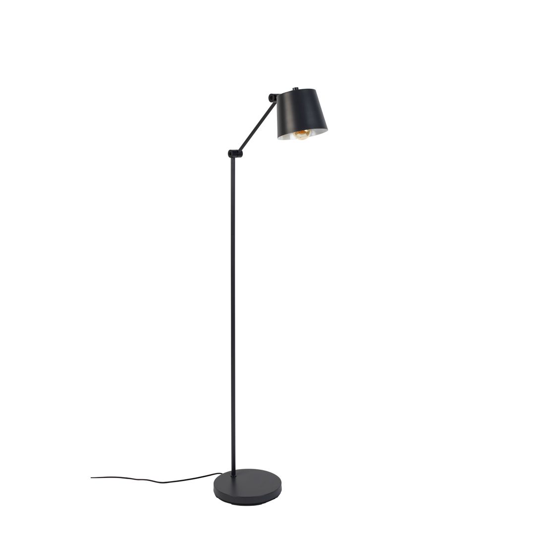 White Label Living Vloerlamp Hajo Zwart