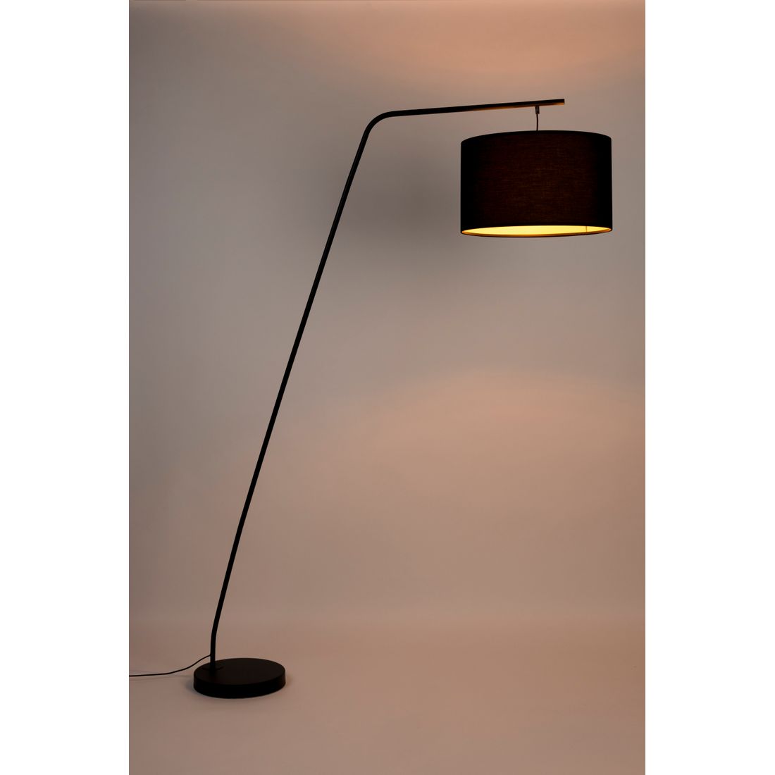White Label Living Vloerlamp Martine Zwart